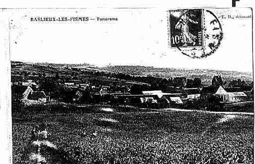 Ville de BASLIEUXLESFISMES Carte postale ancienne