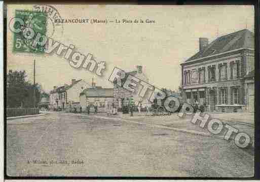 Ville de BAZANCOURT Carte postale ancienne