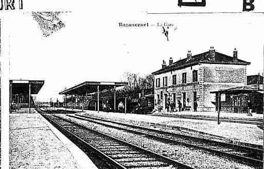 Ville de BAZANCOURT Carte postale ancienne