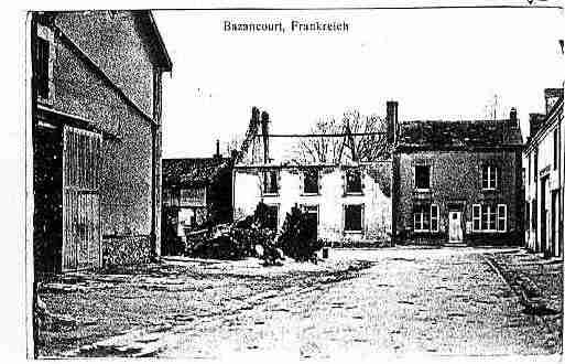 Ville de BAZANCOURT Carte postale ancienne