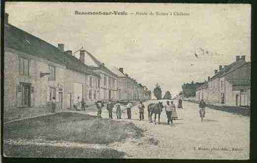 Ville de BEAUMONTSURVESLE Carte postale ancienne