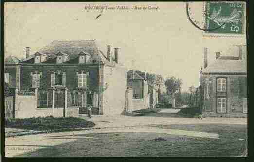 Ville de BEAUMONTSURVESLE Carte postale ancienne