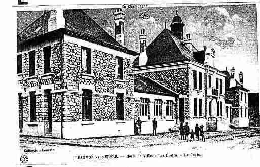 Ville de BEAUMONTSURVESLE Carte postale ancienne