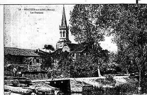 Ville de BEAUZEESURAIRE Carte postale ancienne