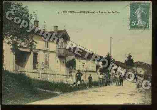 Ville de BEAUZEESURAIRE Carte postale ancienne