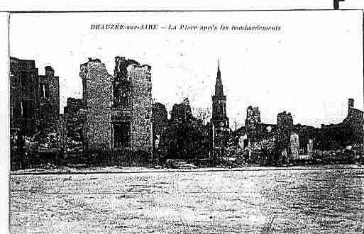 Ville de BEAUZEESURAIRE Carte postale ancienne
