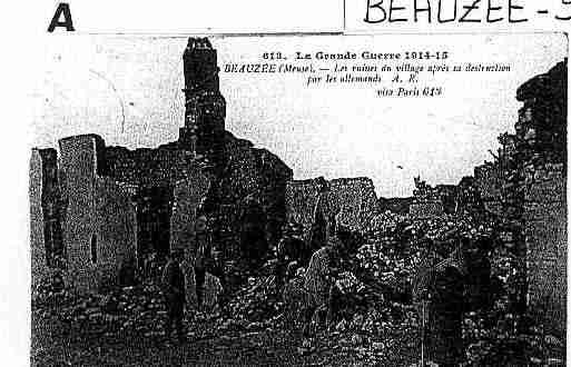 Ville de BEAUZEESURAIRE Carte postale ancienne
