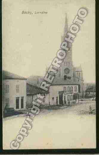 Ville de BECHY Carte postale ancienne