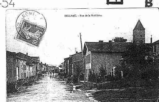 Ville de BELLEAU Carte postale ancienne