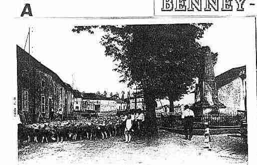 Ville de BENNEY Carte postale ancienne