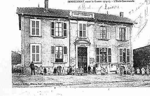 Ville de BERNECOURT Carte postale ancienne