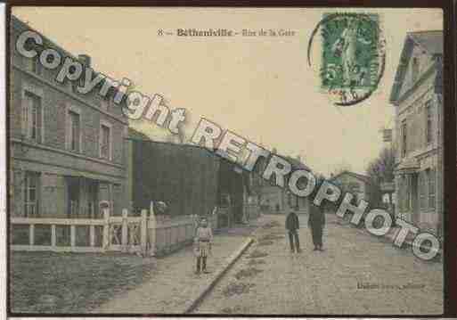 Ville de BETHENIVILLE Carte postale ancienne