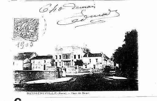Ville de BETHENIVILLE Carte postale ancienne
