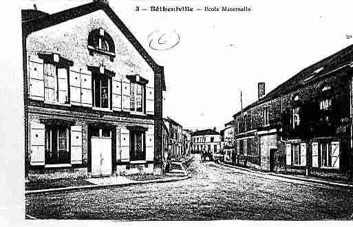 Ville de BETHENIVILLE Carte postale ancienne