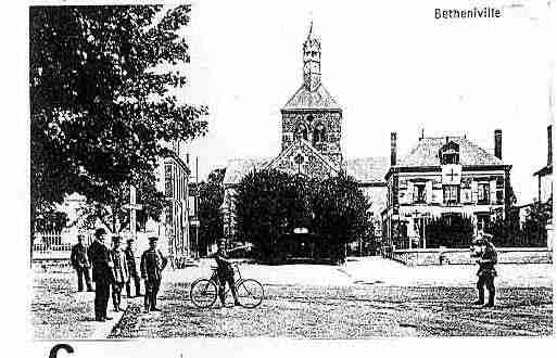 Ville de BETHENIVILLE Carte postale ancienne