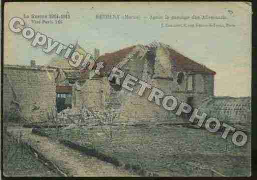 Ville de BETHENY Carte postale ancienne