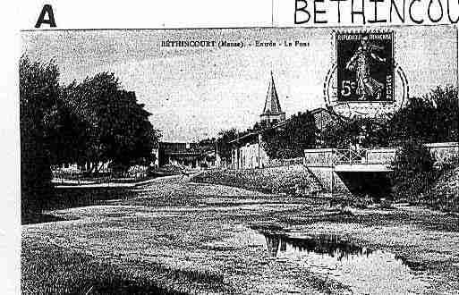 Ville de BETHINCOURT Carte postale ancienne