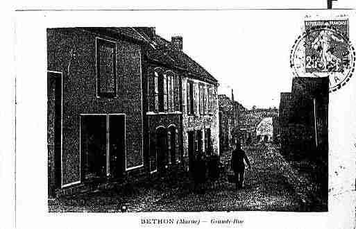 Ville de BETHON Carte postale ancienne