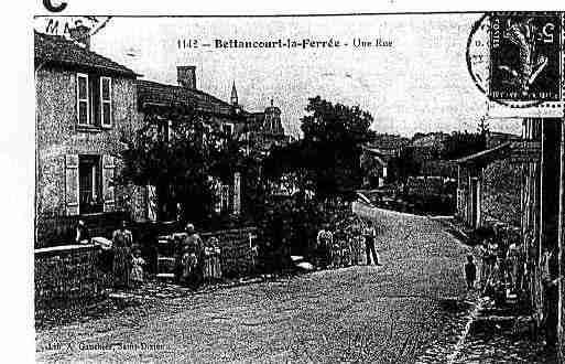 Ville de BETTANCOURTLAFERREE Carte postale ancienne