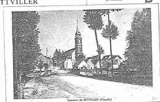 Ville de BETTVILLER Carte postale ancienne