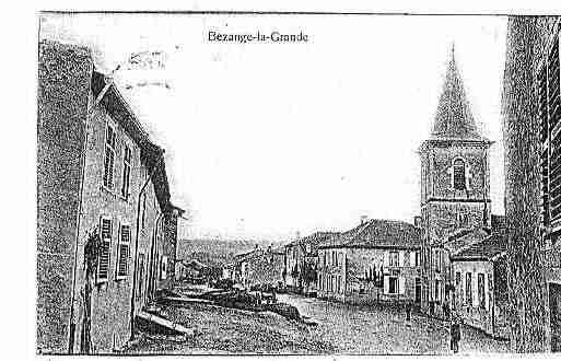 Ville de BEZANGELAGRANDE Carte postale ancienne