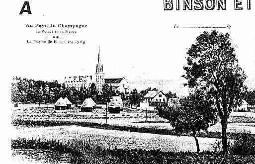 Ville de BINSONETORQUIGNY Carte postale ancienne
