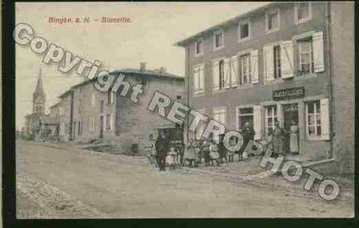 Ville de BIONVILLESURNIED Carte postale ancienne