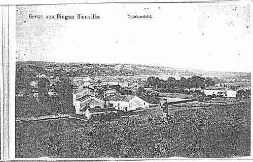 Ville de BIONVILLESURNIED Carte postale ancienne