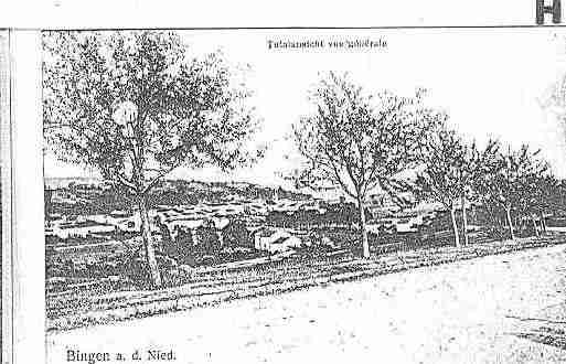 Ville de BIONVILLESURNIED Carte postale ancienne