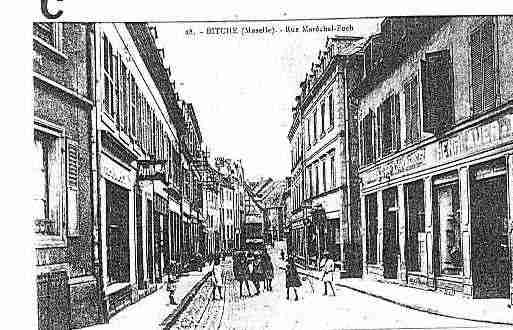 Ville de BITCHE Carte postale ancienne