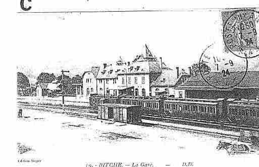 Ville de BITCHE Carte postale ancienne