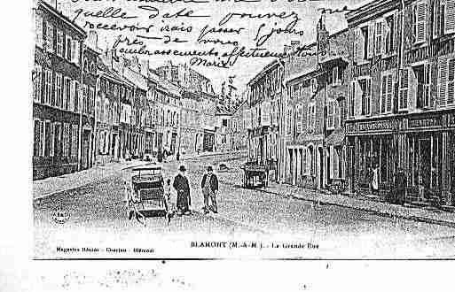 Ville de BLAMONT Carte postale ancienne