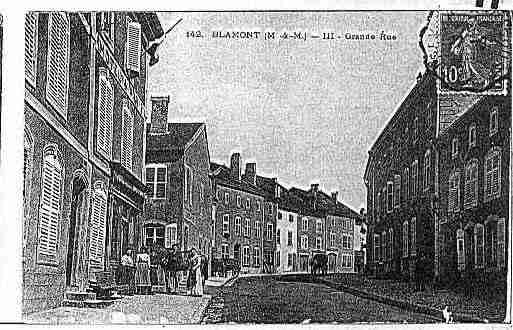 Ville de BLAMONT Carte postale ancienne