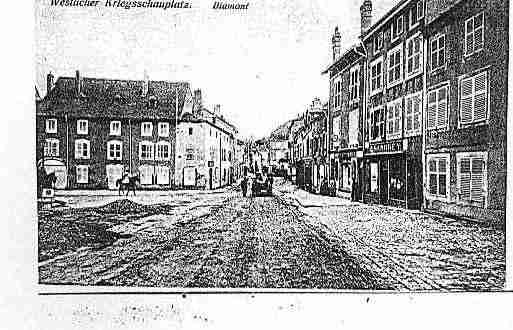 Ville de BLAMONT Carte postale ancienne