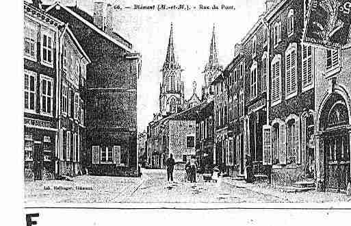 Ville de BLAMONT Carte postale ancienne