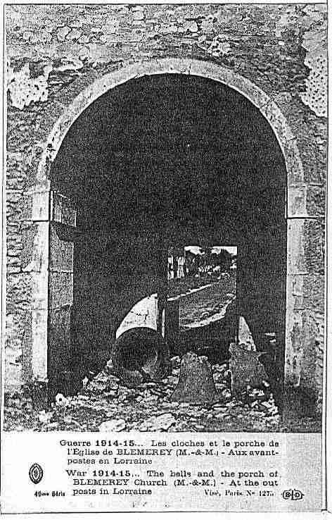 Ville de BLEMEREY Carte postale ancienne Ville de BLEMEREY Carte postale ancienne
