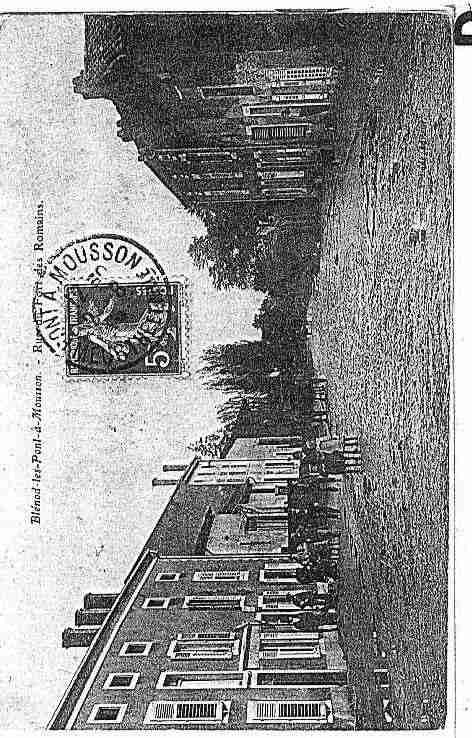 Ville de BLENODLESPONTAMOUSSON Carte postale ancienne