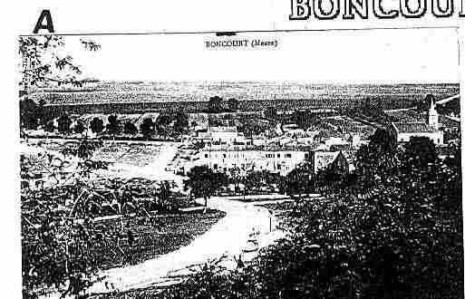 Ville de BONCOURTSURMEUSE Carte postale ancienne