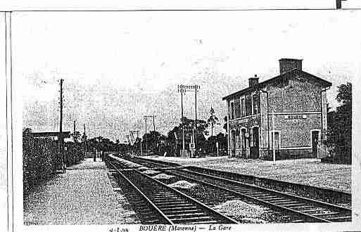 Ville de BOUERE Carte postale ancienne