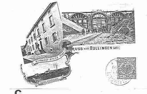 Ville de BOULANGE Carte postale ancienne