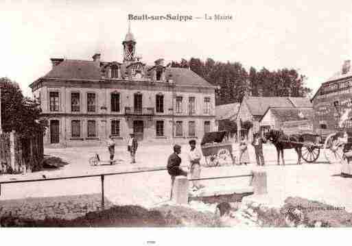 Ville de BOULTSURSUIPPE Carte postale ancienne