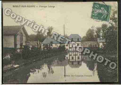 Ville de BOULTSURSUIPPE Carte postale ancienne