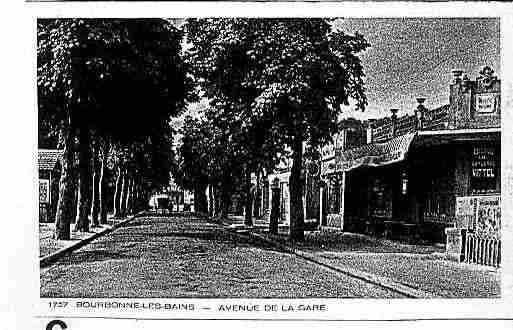 Ville de BOURBONNELESBAINS Carte postale ancienne