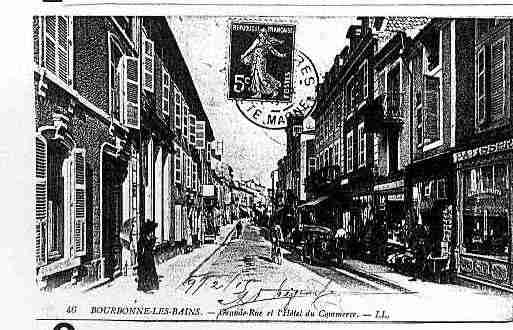 Ville de BOURBONNELESBAINS Carte postale ancienne