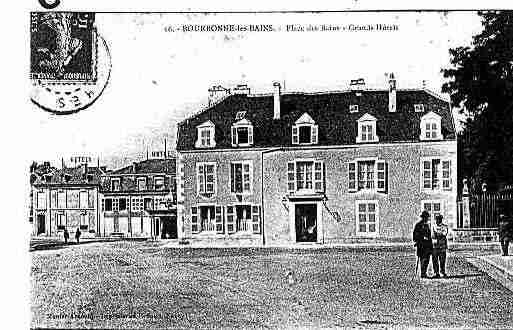 Ville de BOURBONNELESBAINS Carte postale ancienne