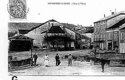 Ville de BOURBONNELESBAINS Carte postale ancienne