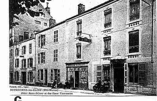 Ville de BOURBONNELESBAINS Carte postale ancienne