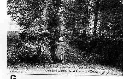 Ville de BOURBONNELESBAINS Carte postale ancienne