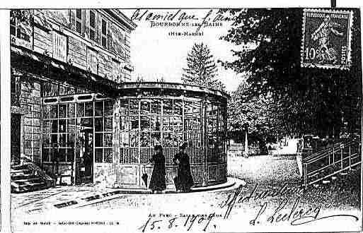Ville de BOURBONNELESBAINS Carte postale ancienne
