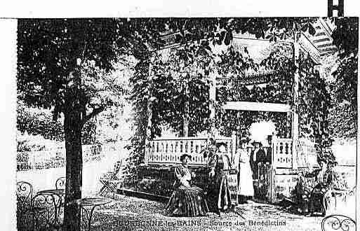 Ville de BOURBONNELESBAINS Carte postale ancienne